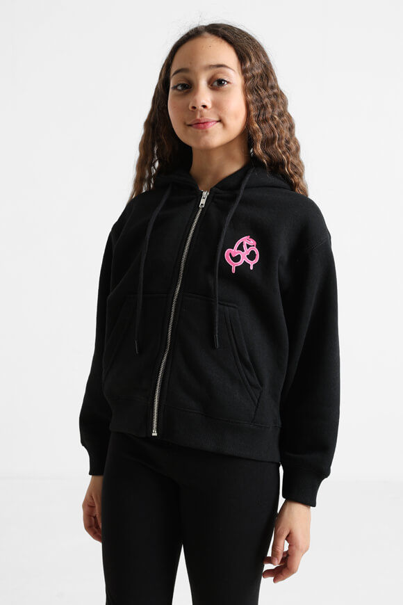 Ruby Girls Kapuzensweatjacke | Schwarz | Mädchen  | 14 von Ruby Girls