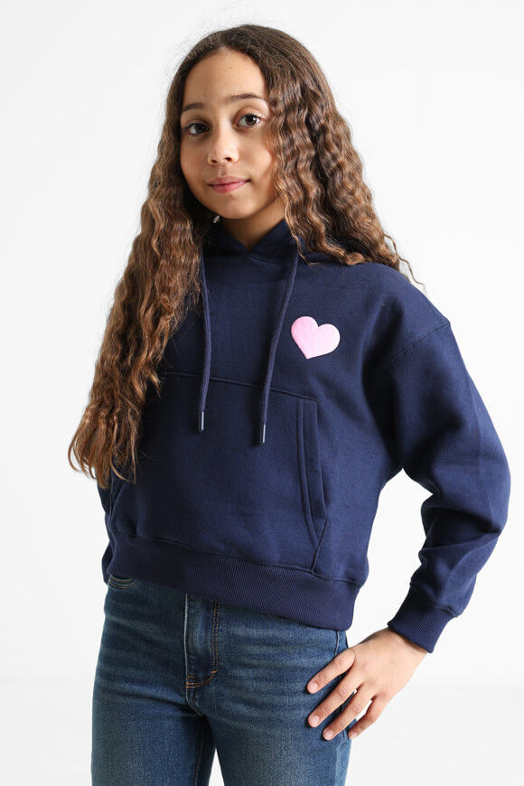 Ruby Girls Kapuzensweatshirt | Marineblau | Mädchen  | 10 von Ruby Girls