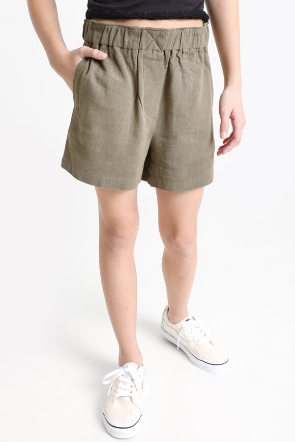 Ruby Girls Leinenshorts | Olive | Mädchen  | 10 von Ruby Girls