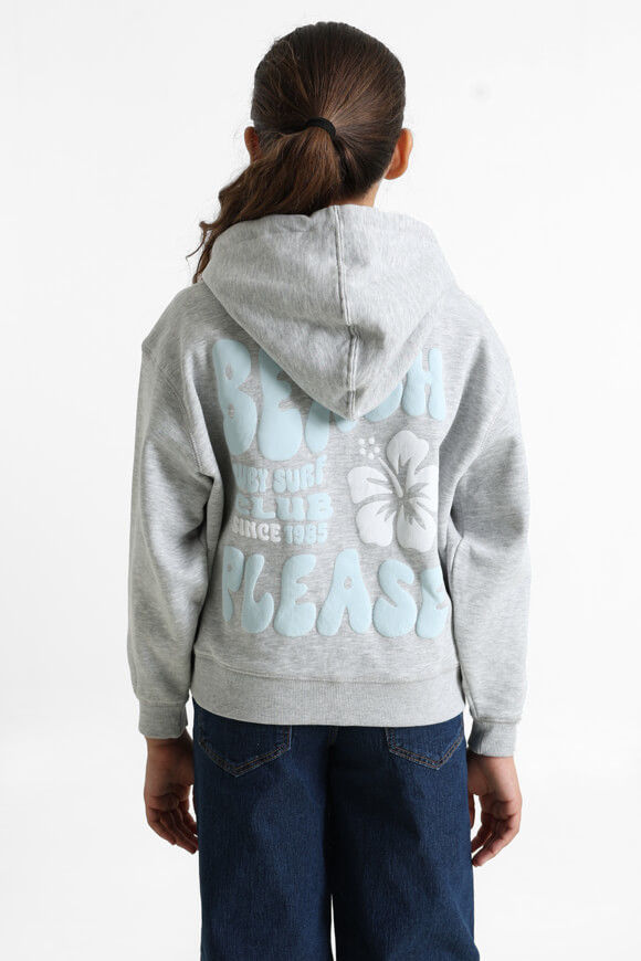 Ruby Girls Oversize Kapuzensweatjacke | Grau meliert | Mädchen | 8 Ruby Girls Oversize Kapuzensweatjacke | Grau meliert | Mädchen | 8 von Ruby Girls
