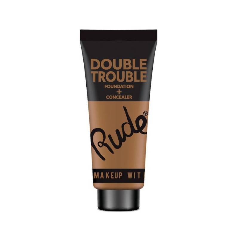 Rude Cosmetics  Rude Cosmetics Double Trouble + Concealer foundation 30.0 ml von Rude Cosmetics