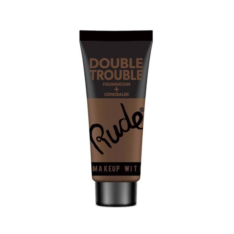 Rude Cosmetics  Rude Cosmetics Double Trouble + Concealer foundation 30.0 ml von Rude Cosmetics