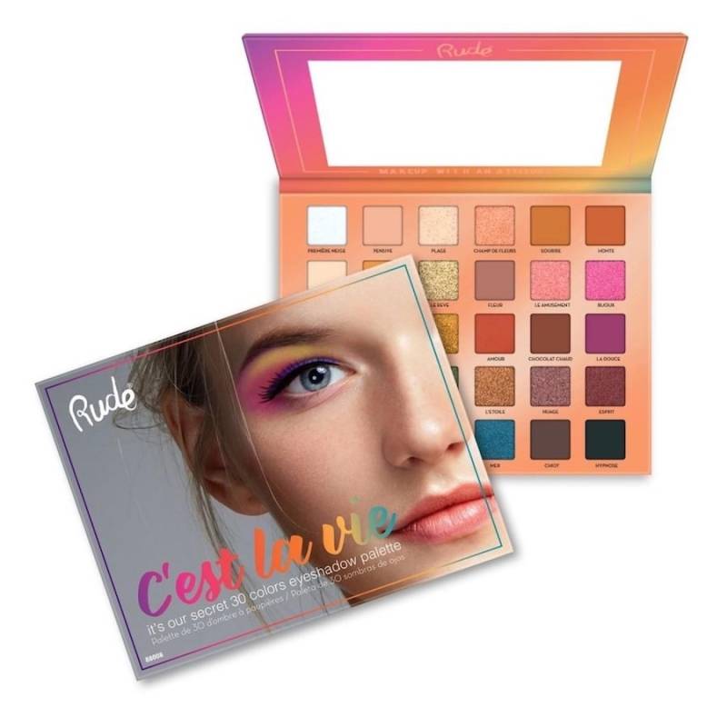 Rude Cosmetics  Rude Cosmetics C’Est La Vie Eyeshadow Palette lidschatten 30.0 g von Rude Cosmetics