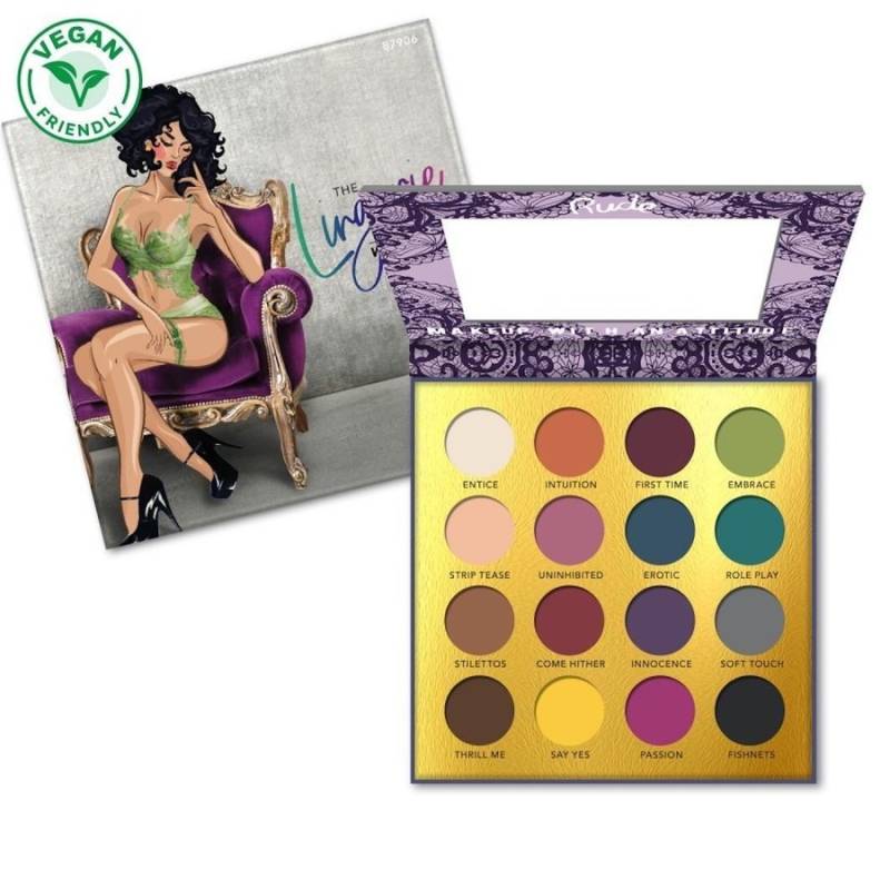 Rude Cosmetics  Rude Cosmetics Lingerie Collection Matte Eyeshadow Palette lidschatten 15.0 g von Rude Cosmetics