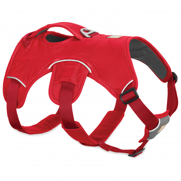 Ruffwear - Web Master Harness - Hundegeschirr Gr L/XL - Chest: 81-107 cm;M - Chest: 69-81 cm;S - Chest: 56-69 cm;XS - Chest: 43-56 cm;XXS - Chest: 33-43 cm blau von Ruffwear