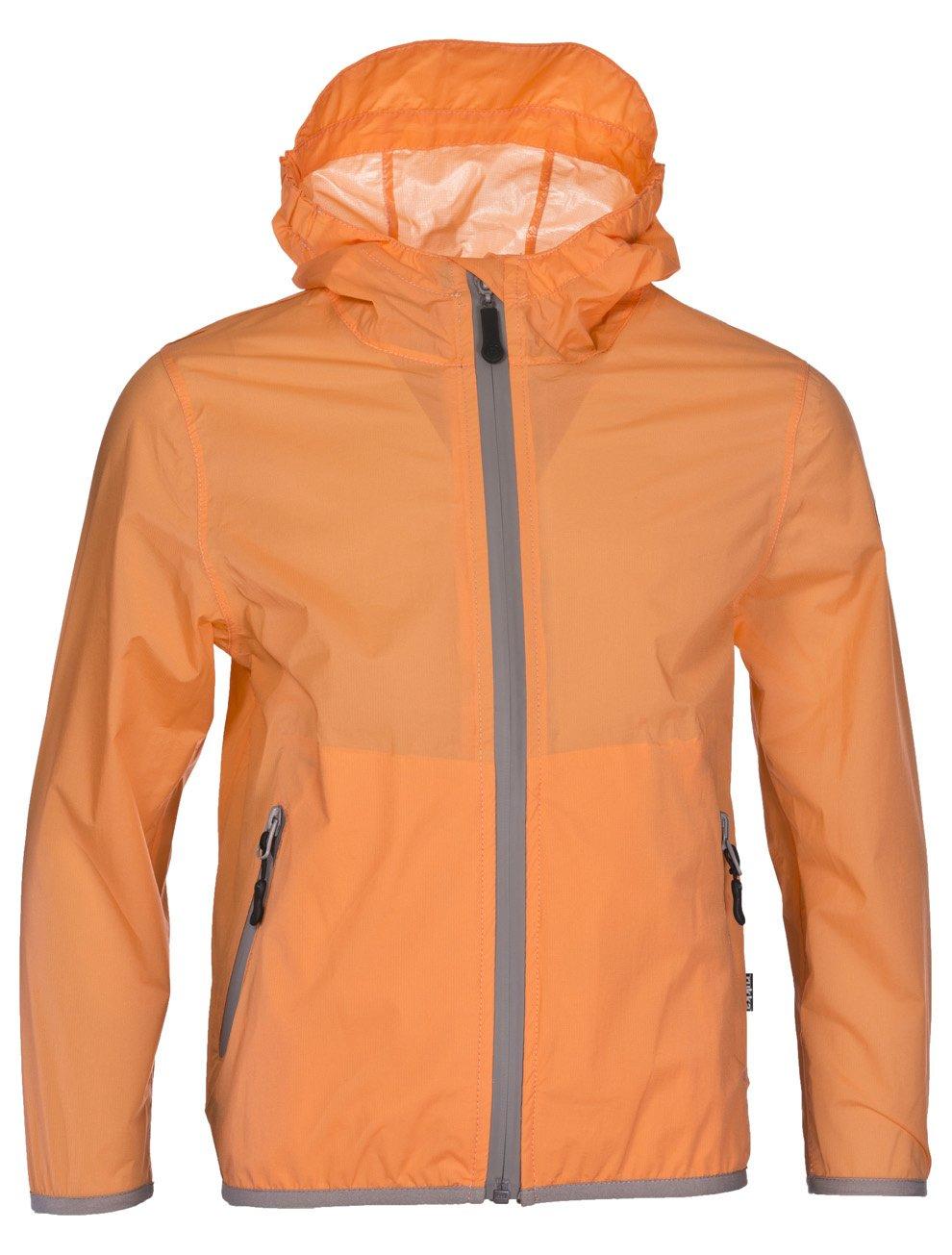 Kinder Regenjacke Shelter Nectarine Jungen Orange 128 von Rukka