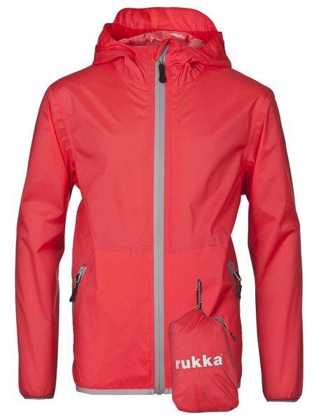 Rukka - Kinder Regenjacke Shelter cayenne red, 104, Rot von Rukka