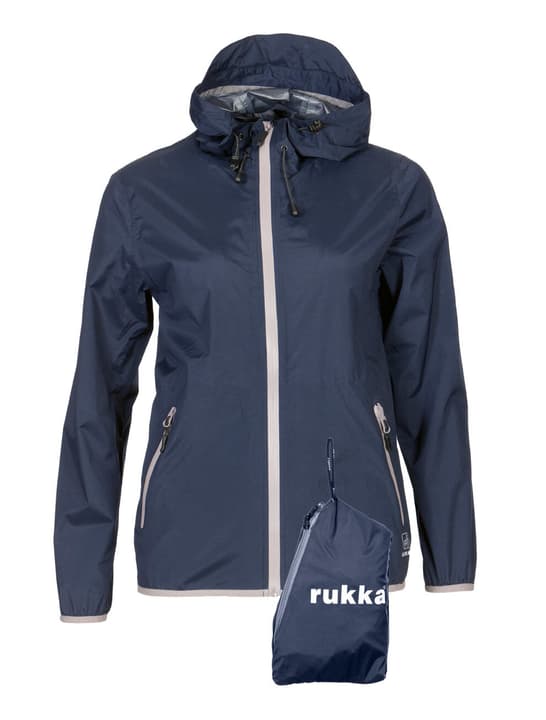 Rukka Shelter Regenjacke dunkelblau von Rukka