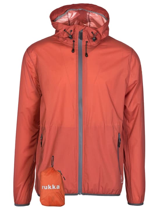 Rukka Shelter Regenjacke rost von Rukka