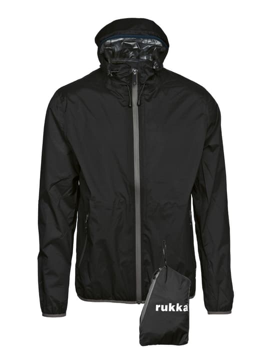 Rukka Shelter Regenjacke schwarz von Rukka