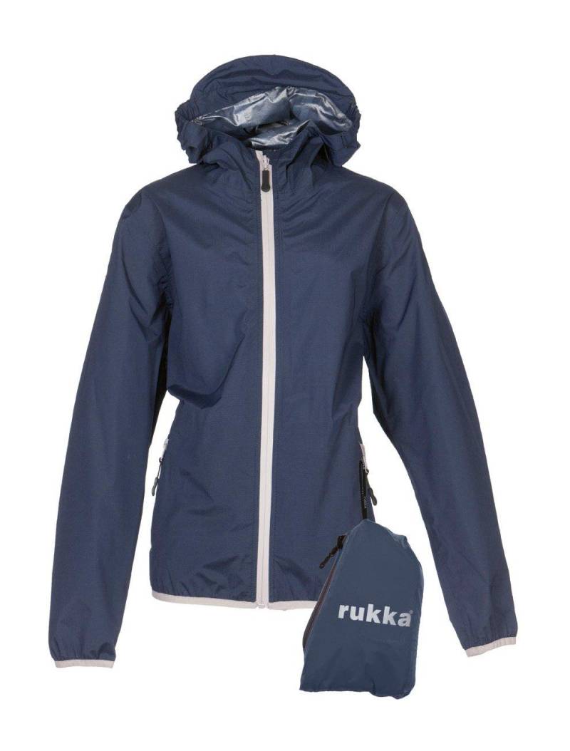 Shelter Kinder Regenjacke Jungen Blau 110 von Rukka