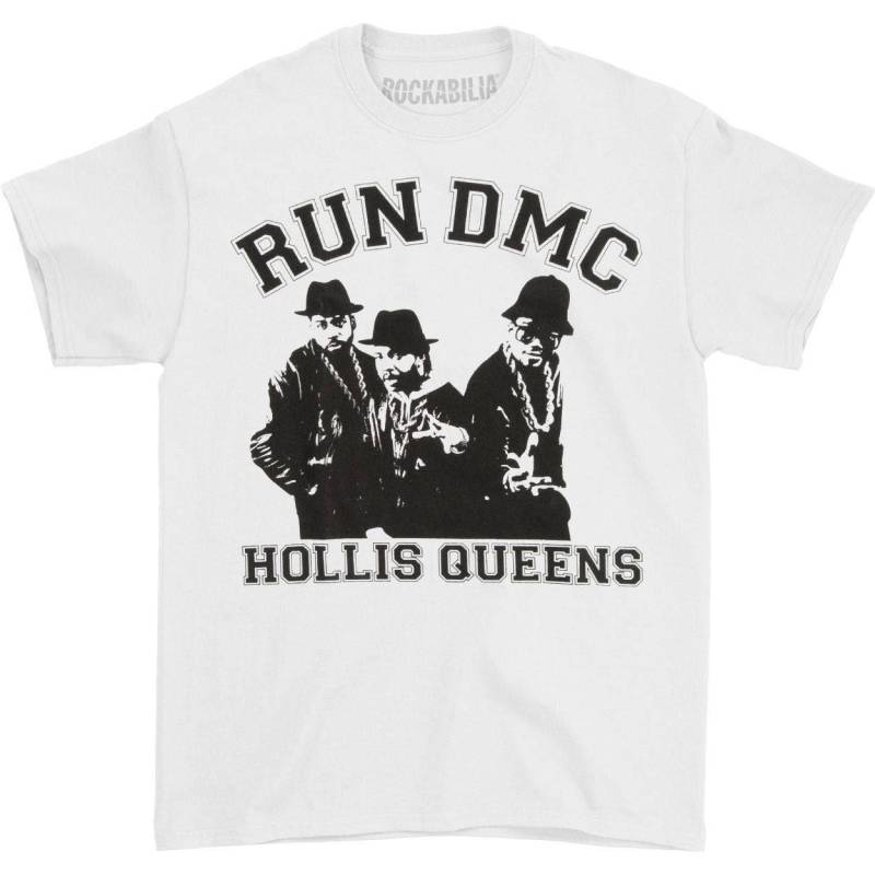 Hollis Queen Pose Tshirt Damen Weiss M von Run DMC