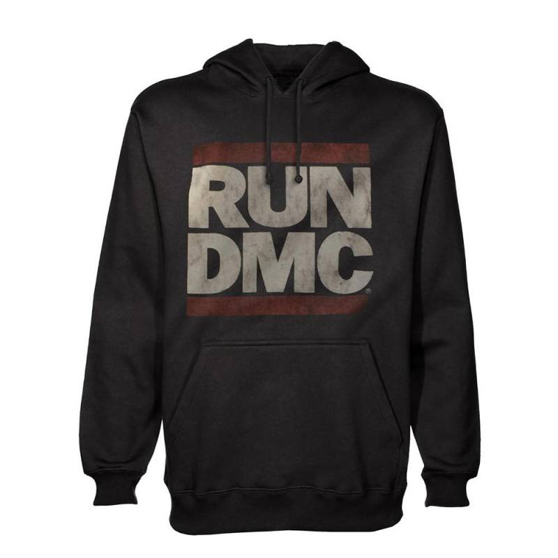 Hoodie Zum Überziehen Damen Schwarz M von Run DMC