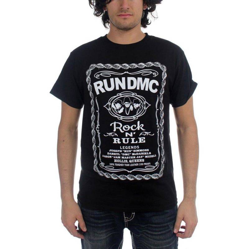 Rock N' Rule Tshirt Damen Schwarz L von Run DMC