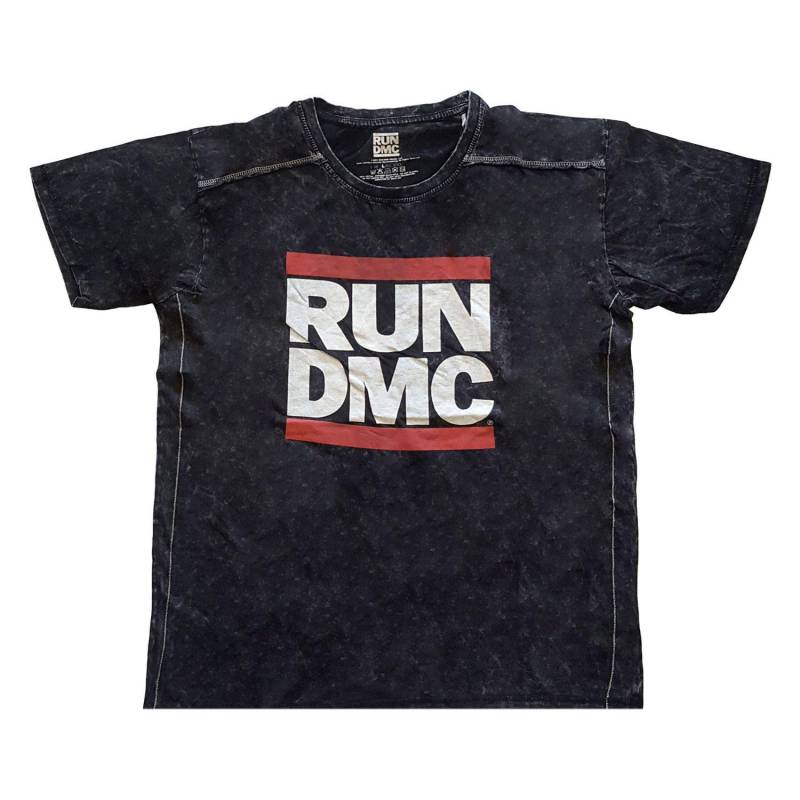 Tshirt Gewaschen Damen Schwarz L von Run DMC