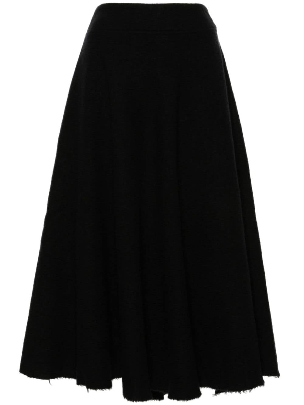 Rundholz A-line wool skirt - Black von Rundholz