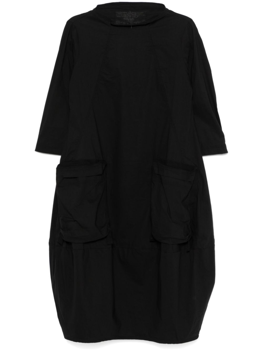 Rundholz cargo-pockets midi dress - Black