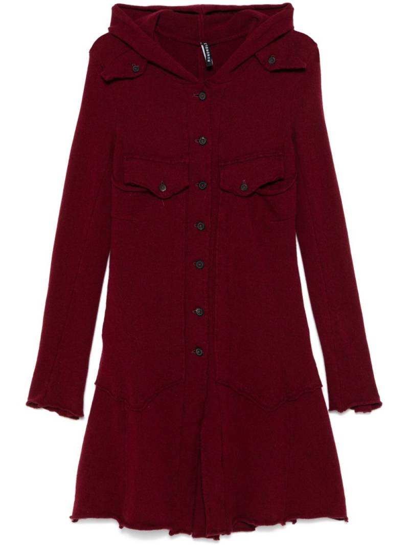 Rundholz cashmere cardi-coat - Red von Rundholz