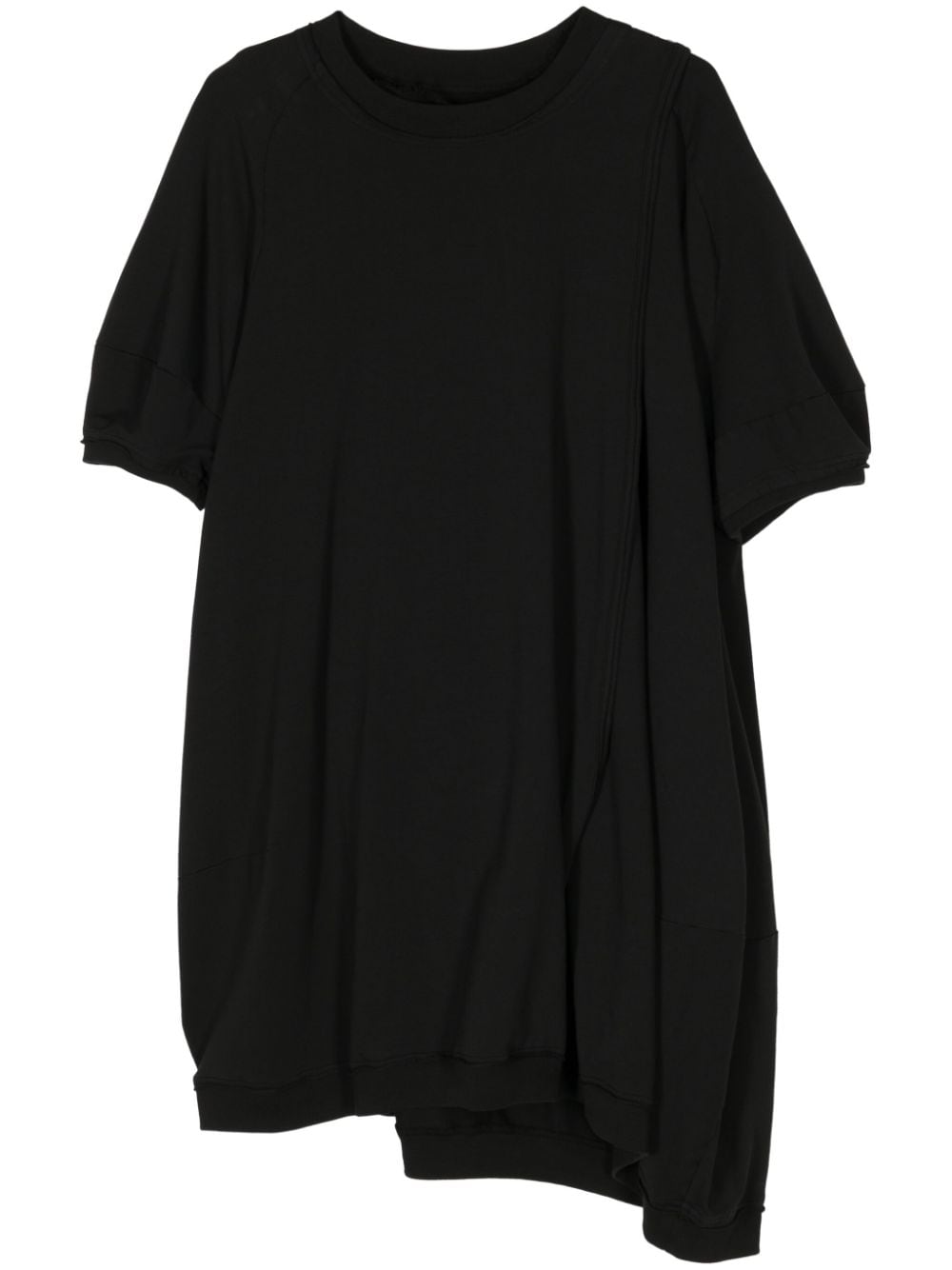 Rundholz jersey mini dress - Black von Rundholz