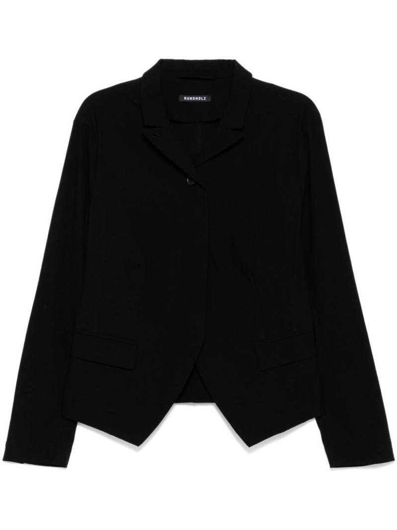 Rundholz single-breasted blazer - Black von Rundholz