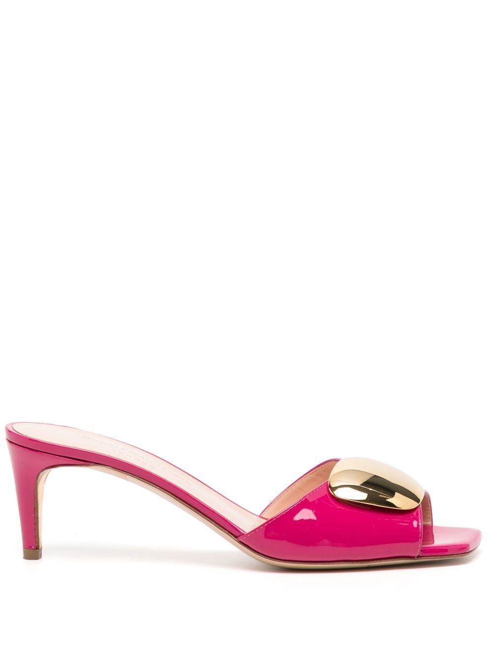 Rupert Sanderson Cornelia 65mm square-toe mules - Pink von Rupert Sanderson