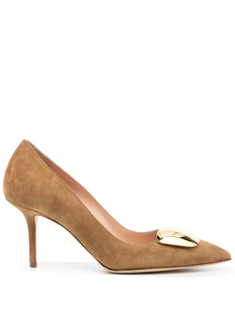 Rupert Sanderson Henna 75mm suede pumps - Brown von Rupert Sanderson