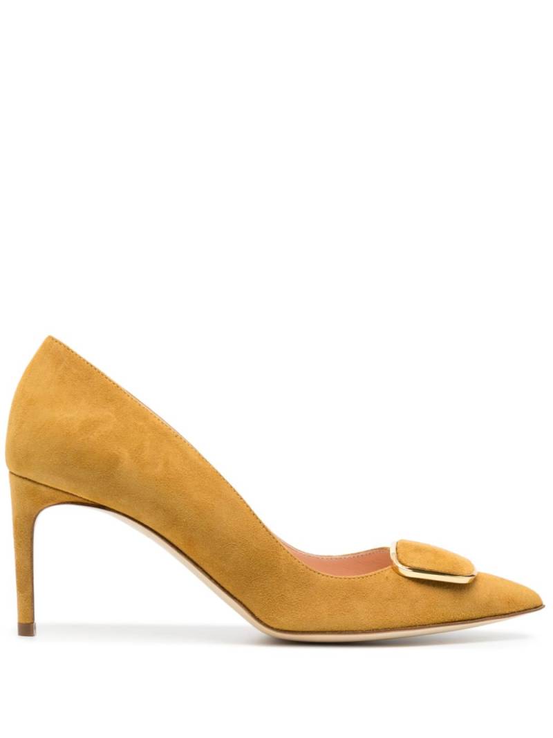 Rupert Sanderson New Nada suede pumps - Yellow von Rupert Sanderson