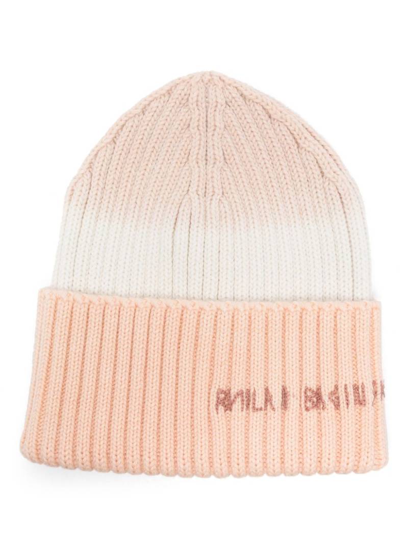 Ruslan Baginskiy hand-dyed beanie - White von Ruslan Baginskiy