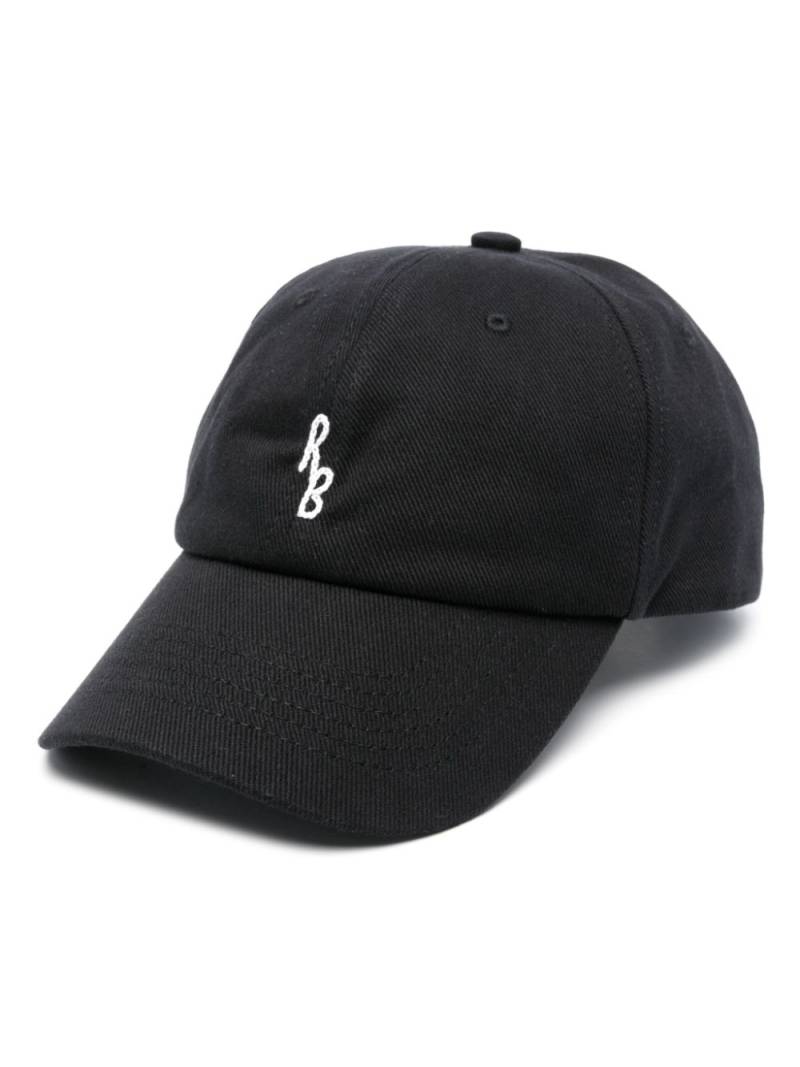 Ruslan Baginskiy hand-embroidered baseball cap - Black von Ruslan Baginskiy