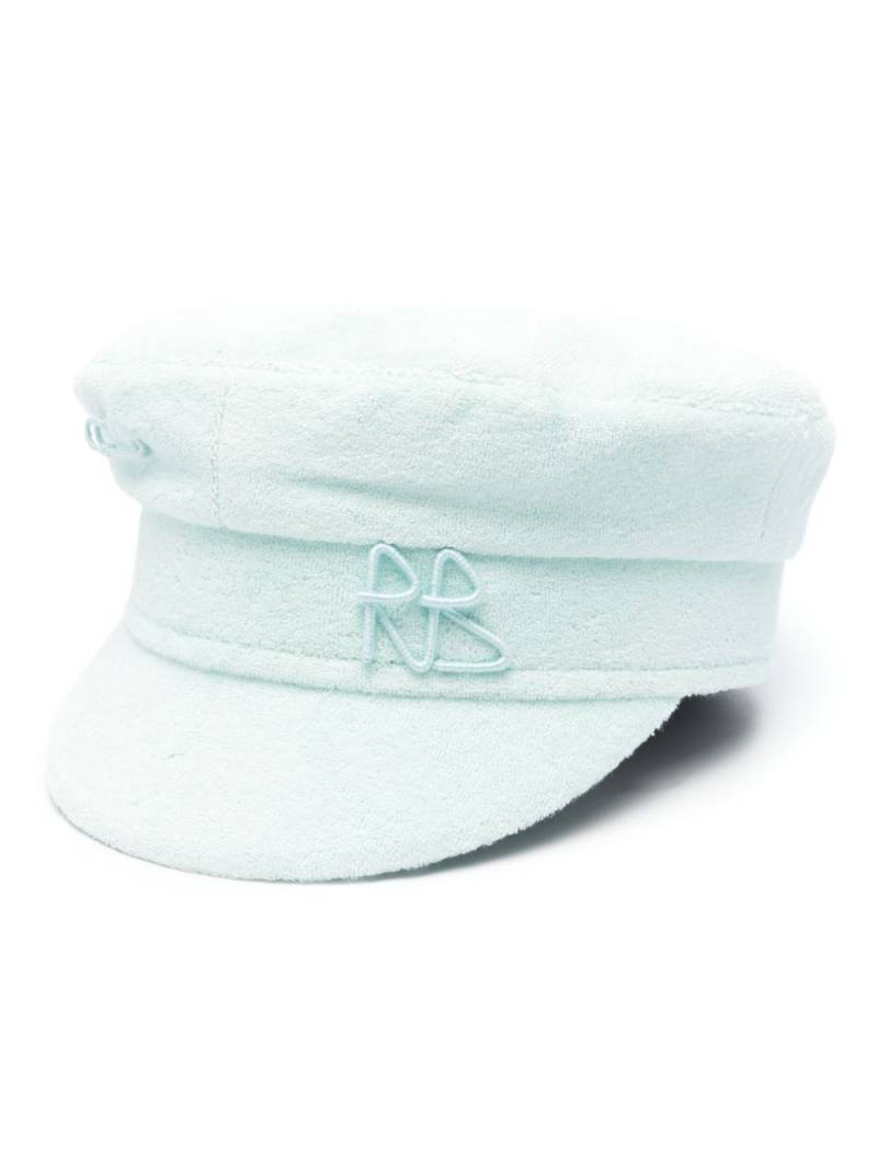 Ruslan Baginskiy logo-appliqué baker boy cap - Green von Ruslan Baginskiy