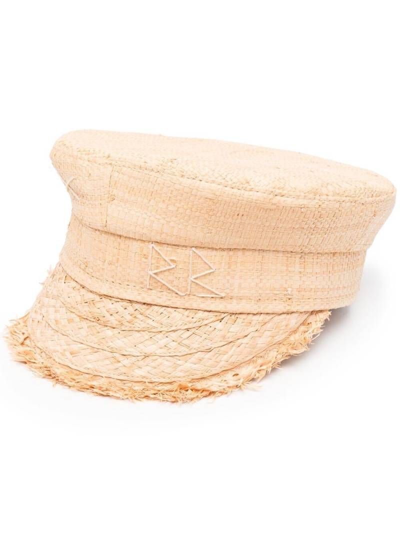 Ruslan Baginskiy straw cadet cap - Neutrals von Ruslan Baginskiy