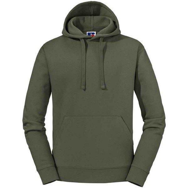 Authentic Kapuzenpullover Herren Olivegrün L von Russell