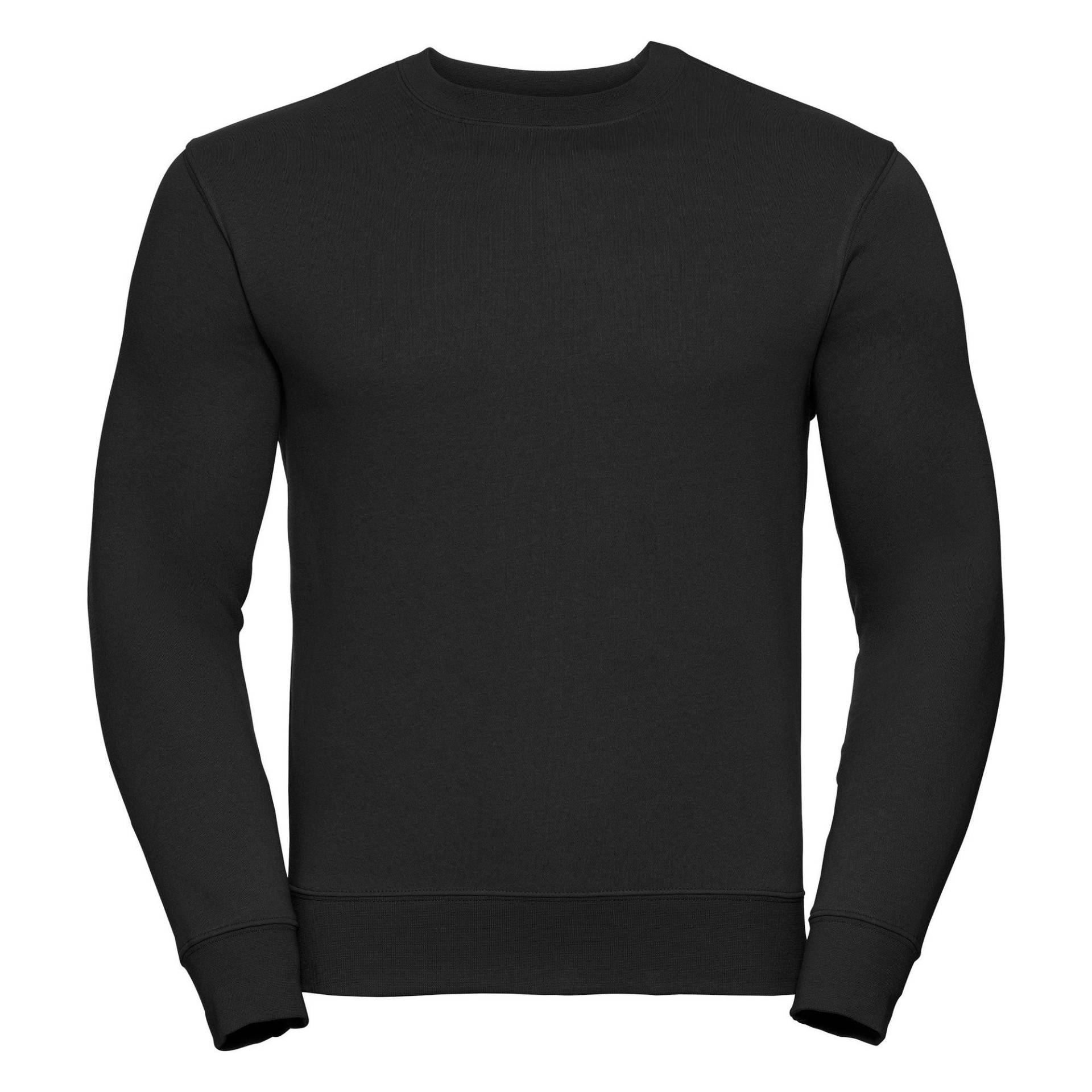 Russell - Authentic Sweatshirt (Schlanker Cut), für Herren, Schwarz, Größe 5XL von Russell