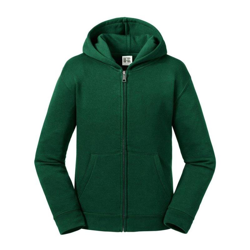 Authentische Zip Hoodys Jungen Grün 152 von Russell