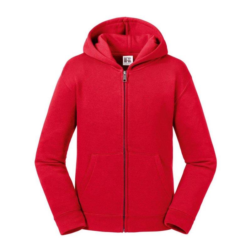 Authentische Zip Hoodys Jungen Rot Bunt 104 von Russell