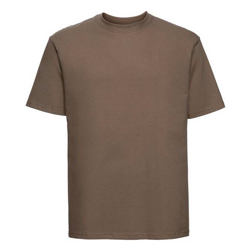 Russell - Classic TShirt, für Herren, Braun Medium, Größe L von Russell