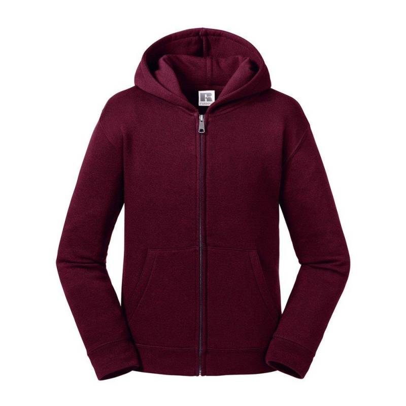 Authentische Zip Hoodys Jungen Weinrot 116 von Russell