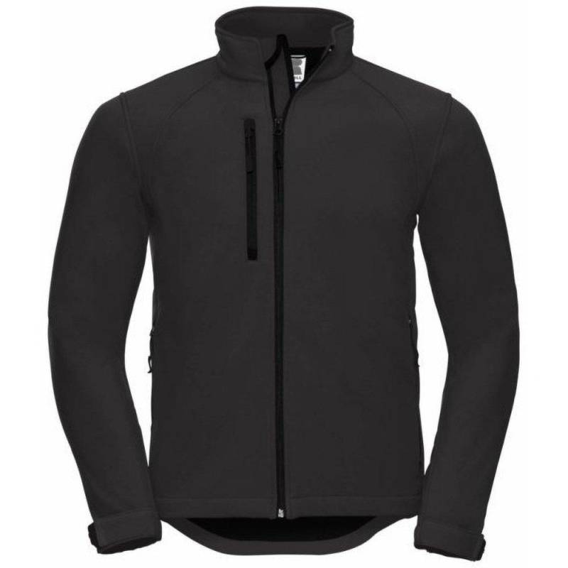 Russell - Jerzees Colours Jacke, wasser und windabweisend, für Herren, Schwarz, Größe 3XL von Russell