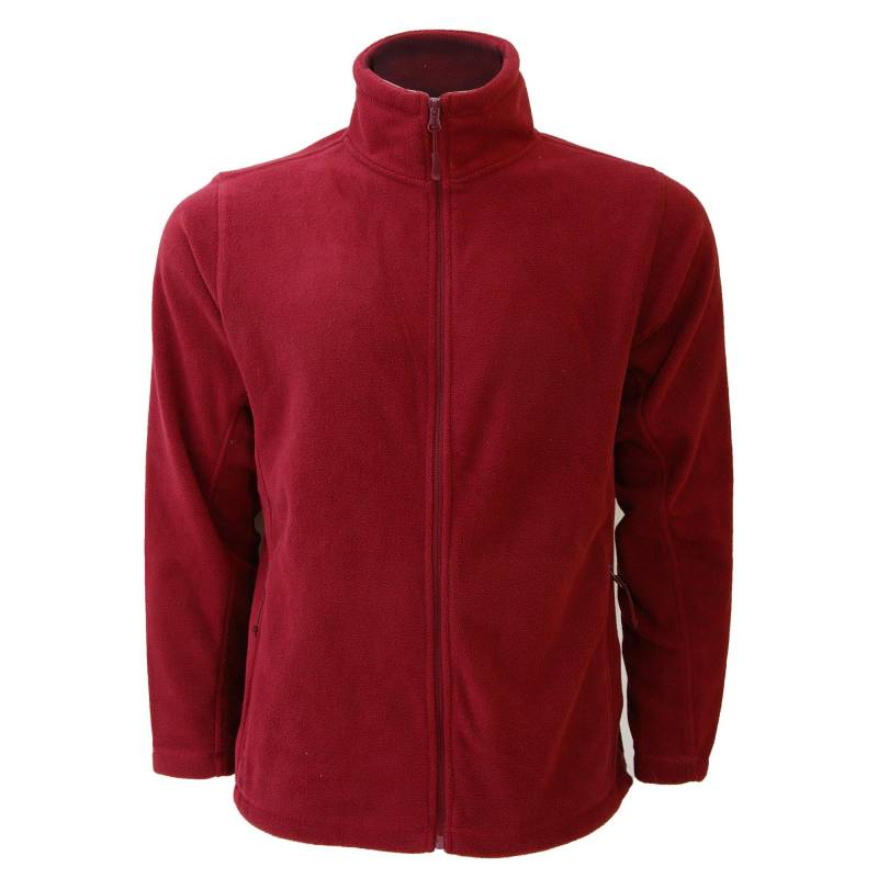 Outdoorfleecejacke Herren Rot Bunt 3XL von Russell