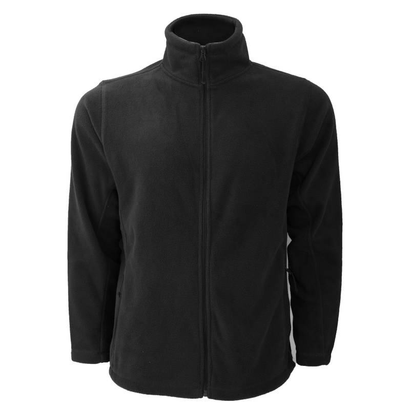 Outdoorfleecejacke Herren Schwarz 3XL von Russell