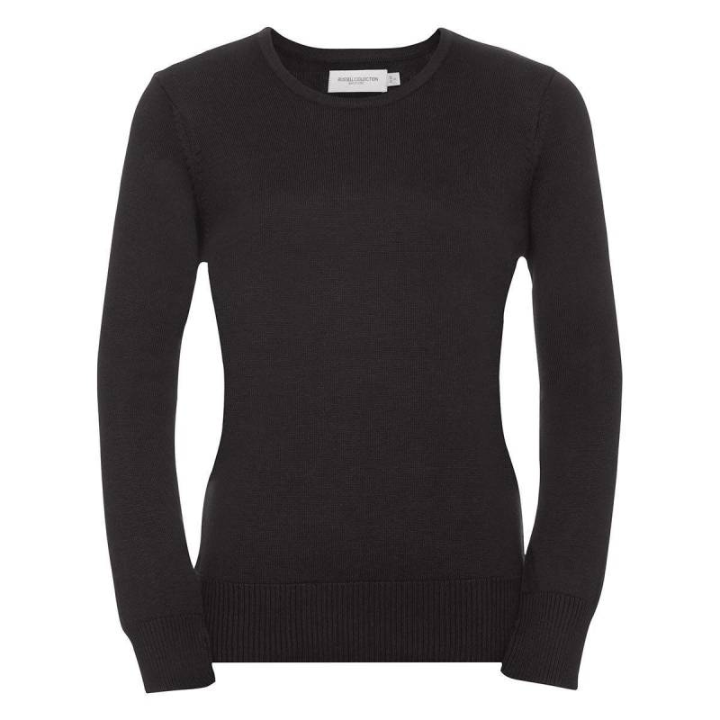 Russell - Collection Strickpullover mit VAusschnitt, für Damen, Charcoal Black, Größe 4XL von Russell