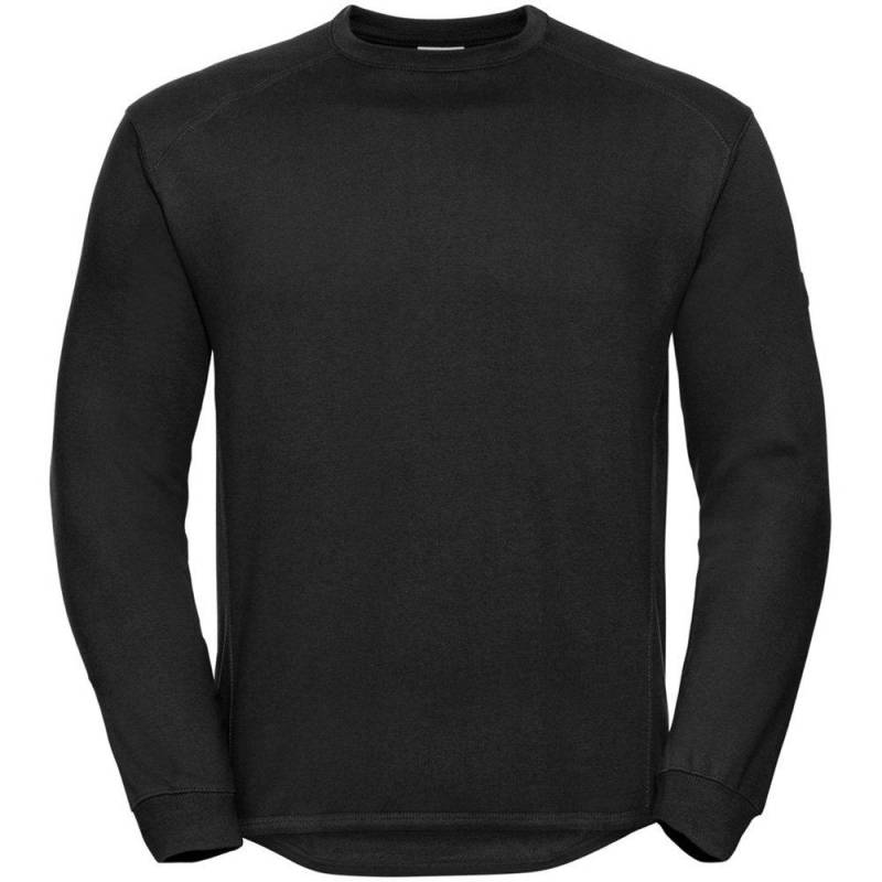 Workwear Crew Neck Set In Sweatshirt Top Herren Schwarz 4XL von Russell