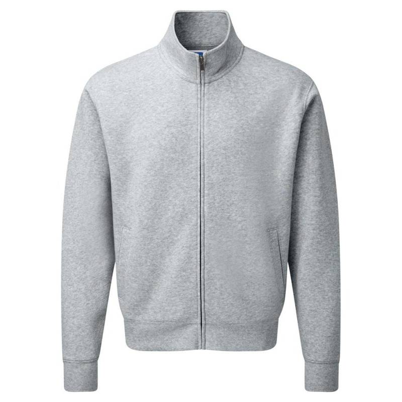 Authenitc Sweatshirt Jacke Herren Taubengrau L von Russell