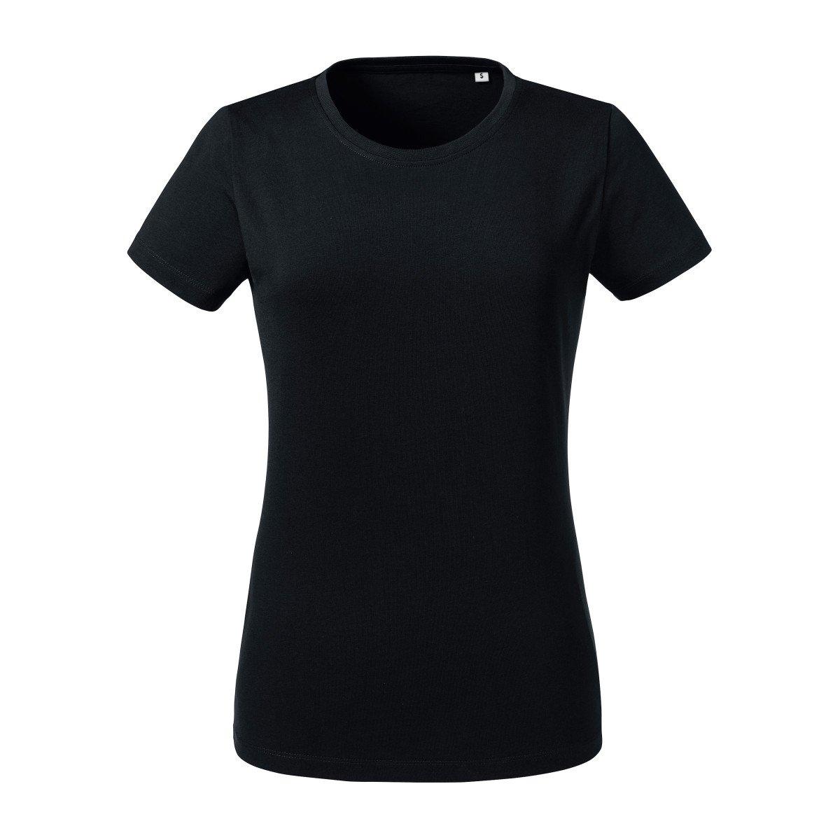 Tshirt Mit Kurzen Ärmeln Damen Schwarz L von Russell