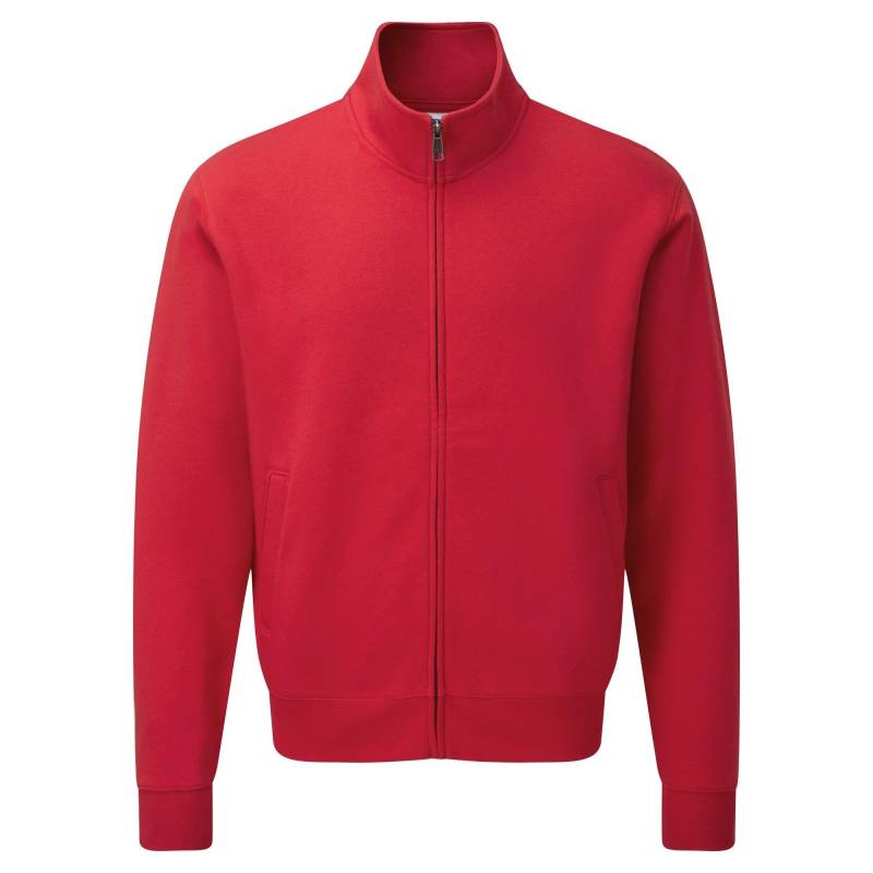 Russell - Authenitc Sweatshirt Jacke, für Herren, Rot Bunt, Größe M von Russell