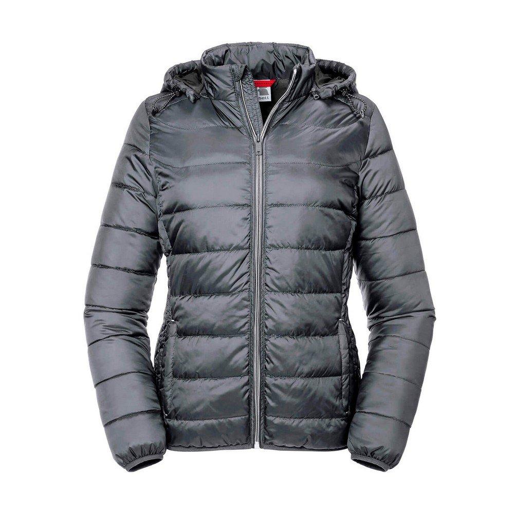 Nano Steppjacke, Mit Kapuze Damen Grau M von Russell