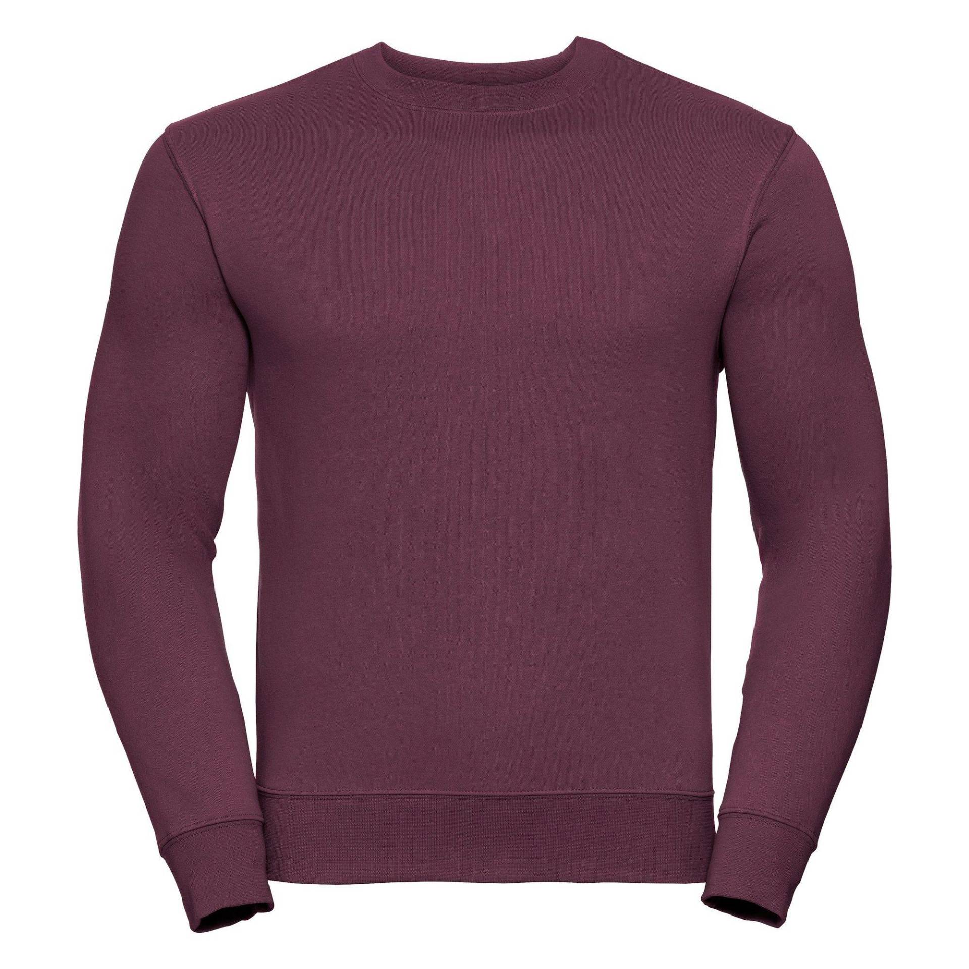 Authentic Sweatshirt (schlanker Cut) Herren Weinrot M von Russell