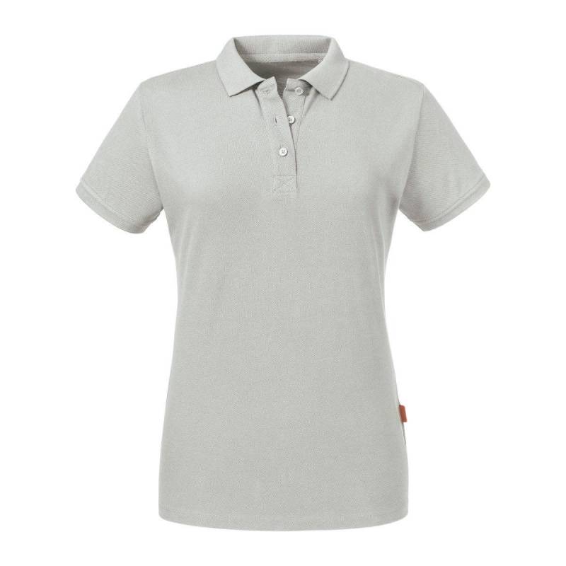 Poloshirt, Aus Biologischem Anbau Damen Taubengrau M von Russell