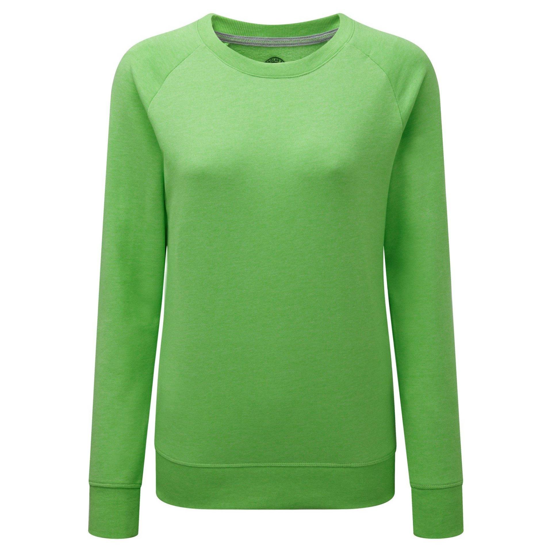 Hd Raglan Pullover Damen Grün S von Russell