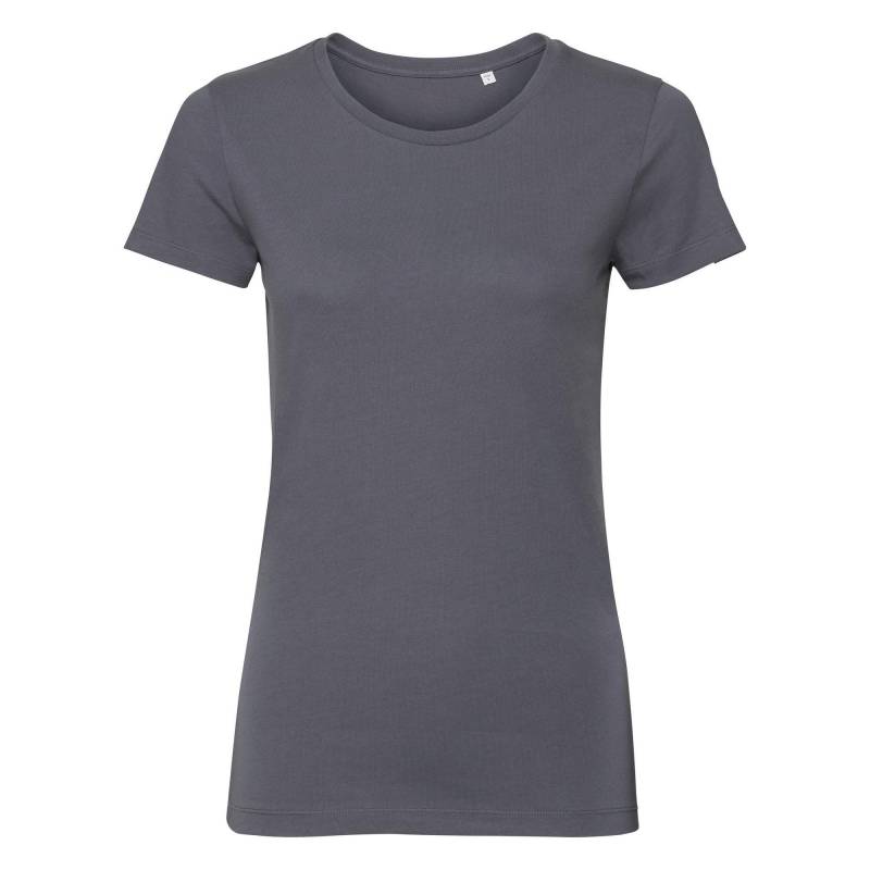 Russell - Authentic TShirt, für Damen, Grau, Größe S von Russell